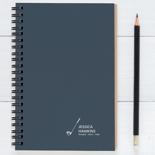 Carnet Navy Blue Golf Club personnel