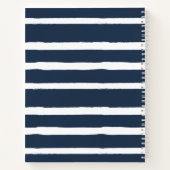Carnet Navy Blue Photo Collage Recettes de la famille (Dos)