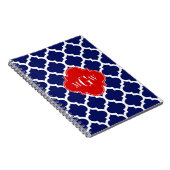 Carnet Navy White Moroccan (Côté Droit)