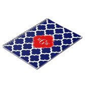 Carnet Navy White Moroccan (Côté gauche)