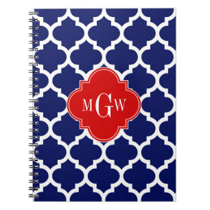 Carnet Navy White Moroccan