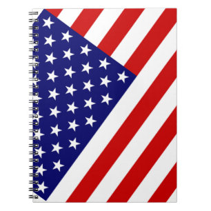 Carnet Nbcn du drapeau américain