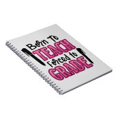 Carnet Né à Enseigner, Forcé à l'année (Côté Droit)