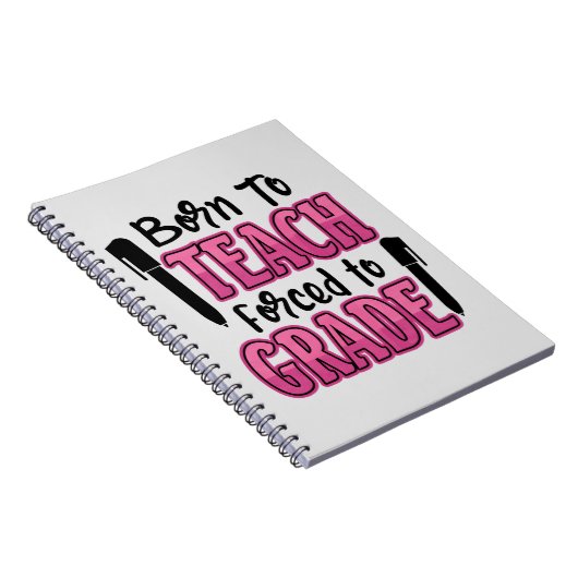 Carnet Né à Enseigner, Forcé à l'année (Côté Droit)