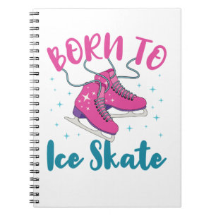 Carnet Né à Patinage sur glace Cute patinage artistique