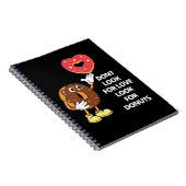 Carnet Ne cherchez pas l'amour à la recherche de beignes  (Côté Droit)