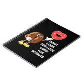 Carnet Ne cherchez pas l'amour à la recherche de beignes  (Côté gauche)