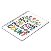 Carnet Ne comptez pas les jours, faites que les jours com (Côté gauche)