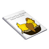 Carnet Ne comptez pas vos poulets avant qu'ils n'attrapen (Côté Droit)