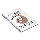 Carnet Ne dépêchez pas le café de boissons (Côté Droit)