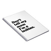 Carnet NE DITES PAS MA MAMAN que je suis LESBIEN - .png (Côté Droit)