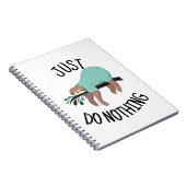 Carnet Ne Fais Rien De Sloth (Côté Droit)