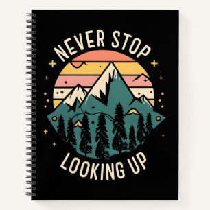 Carnet Ne jamais cesser de regarder vers le haut - Inspir