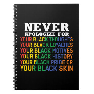 Carnet Ne jamais s'excuser 11 juin Black Pride