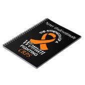 Carnet Ne jamais sous-estimer/Ruban/Femme...CRPS (Côté gauche)