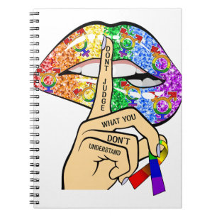 Carnet Ne jugez pas ce que vous ne comprenez pas Fierté L