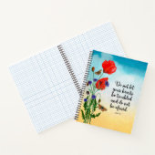 Carnet Ne laissez pas votre coeur troublé (Intérieur)