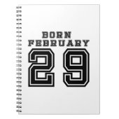 Carnet Né le 29 février (Devant)