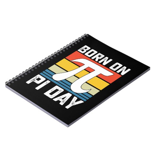 Carnet Né Le Jour Du Pi Anniversaire Mathématiques Mathém (Côté gauche)