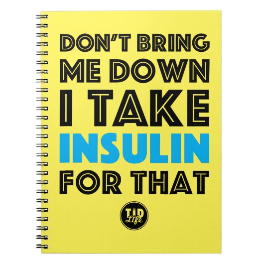 Carnet Ne m'amenez pas en bas de [jaune/cyan] (Devant)