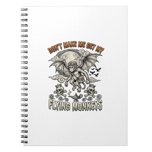 Carnet Ne me fais pas chercher les singes volants Hallowe (Devant)