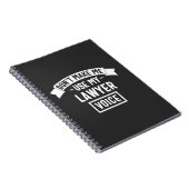 Carnet Ne me fais pas utiliser ma voix d'avocat (Côté Droit)