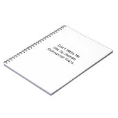 Carnet Ne me forcez pas à utiliser ma voix des ressources (Côté gauche)