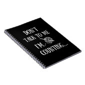 Carnet Ne me parle pas Je compte drôle crochet (Côté Droit)