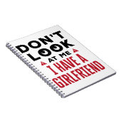 Carnet Ne me regarde pas J'ai une amie drôle BF (Côté Droit)