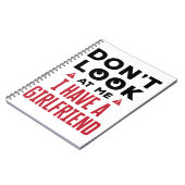 Carnet Ne me regarde pas J'ai une amie drôle BF (Côté gauche)