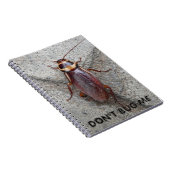 Carnet Ne m'embête pas Photo de Mème Cafard (Côté Droit)