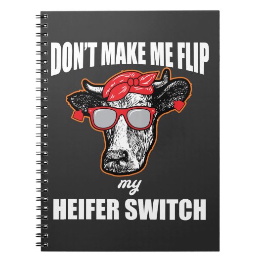Carnet ne m'incitez pas à renverser ma vache à (Devant)