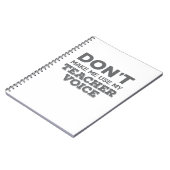 Carnet Ne m'oblige pas à utiliser la citation de l'enseig (Côté gauche)