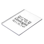 Carnet Ne m'oblige pas à utiliser ma voix de géologue (Côté gauche)