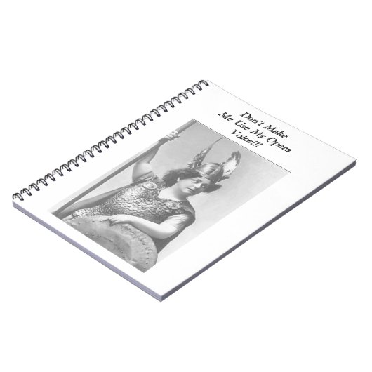 Carnet Ne m'oblige pas à utiliser ma voix Opéra (Côté gauche)