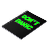 Carnet Ne paniquez pas (Côté gauche)