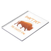 Carnet Ne Pas Atteindre Le Buffalo National De Bison De V (Côté gauche)