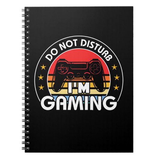 Carnet Ne pas déranger Je Joue (Devant)