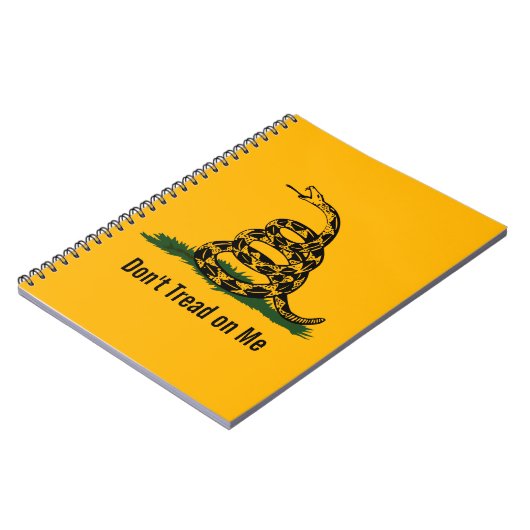 Carnet Ne pas me taper sur le drapeau de Gadsden (Côté gauche)