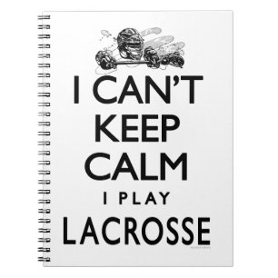 Carnet Ne peut pas garder la lacrosse calme