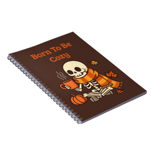 Carnet Né pour être cosy – squelette (Côté Droit)