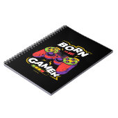 Carnet Né Pour Être Gamer (Côté gauche)
