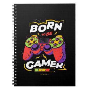 Carnet Né Pour Être Gamer