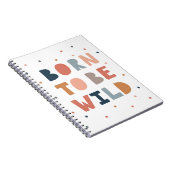 Carnet Né pour être sauvage (Côté Droit)