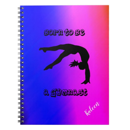 Carnet Né pour être un Gymnaste (Devant)