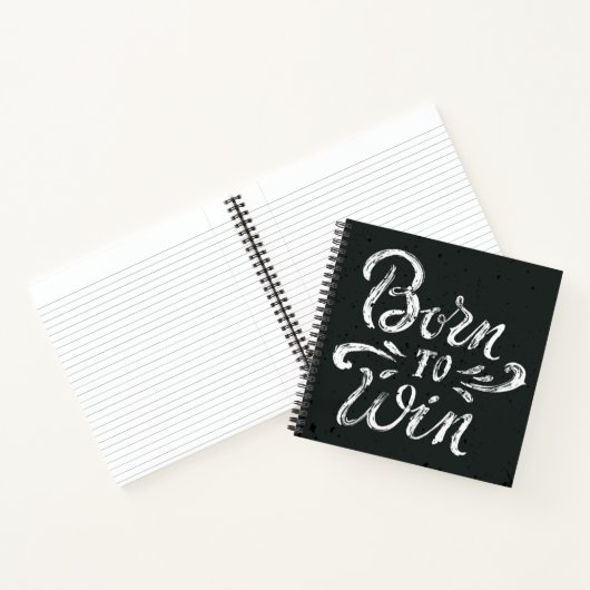 Carnet Né pour gagner (Intérieur)