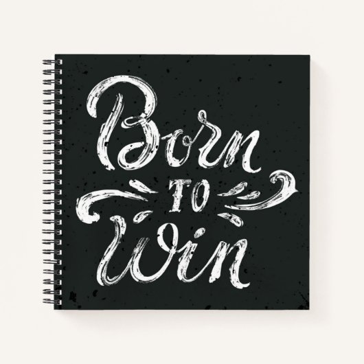 Carnet Né pour gagner (Devant)