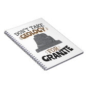 Carnet Ne prenez pas la géologie pour un géologue de Gran (Côté Droit)