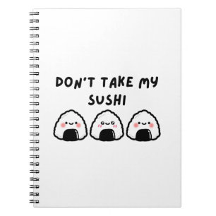Carnet Ne prenez pas mon sushi