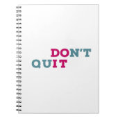 Carnet Ne quittez pas l'inspiration (Devant)